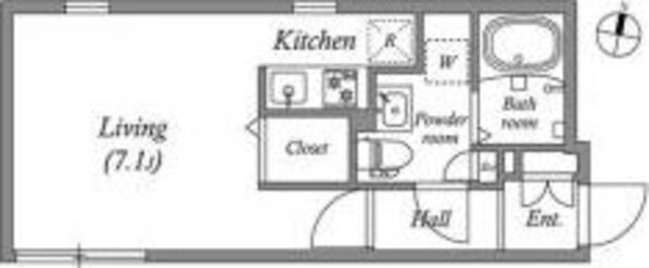quador中野の物件間取画像